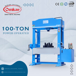 100 Tonne H-Type Power Press - Omkar Machine Tools, Rajkot